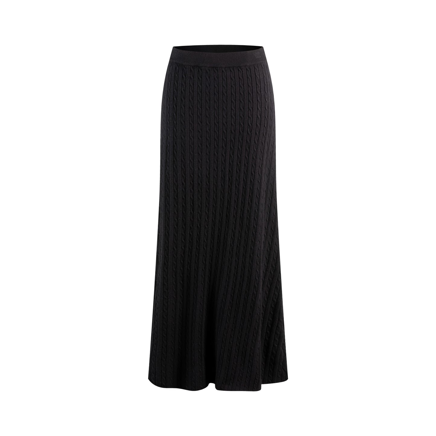 Cable Skirt - Black