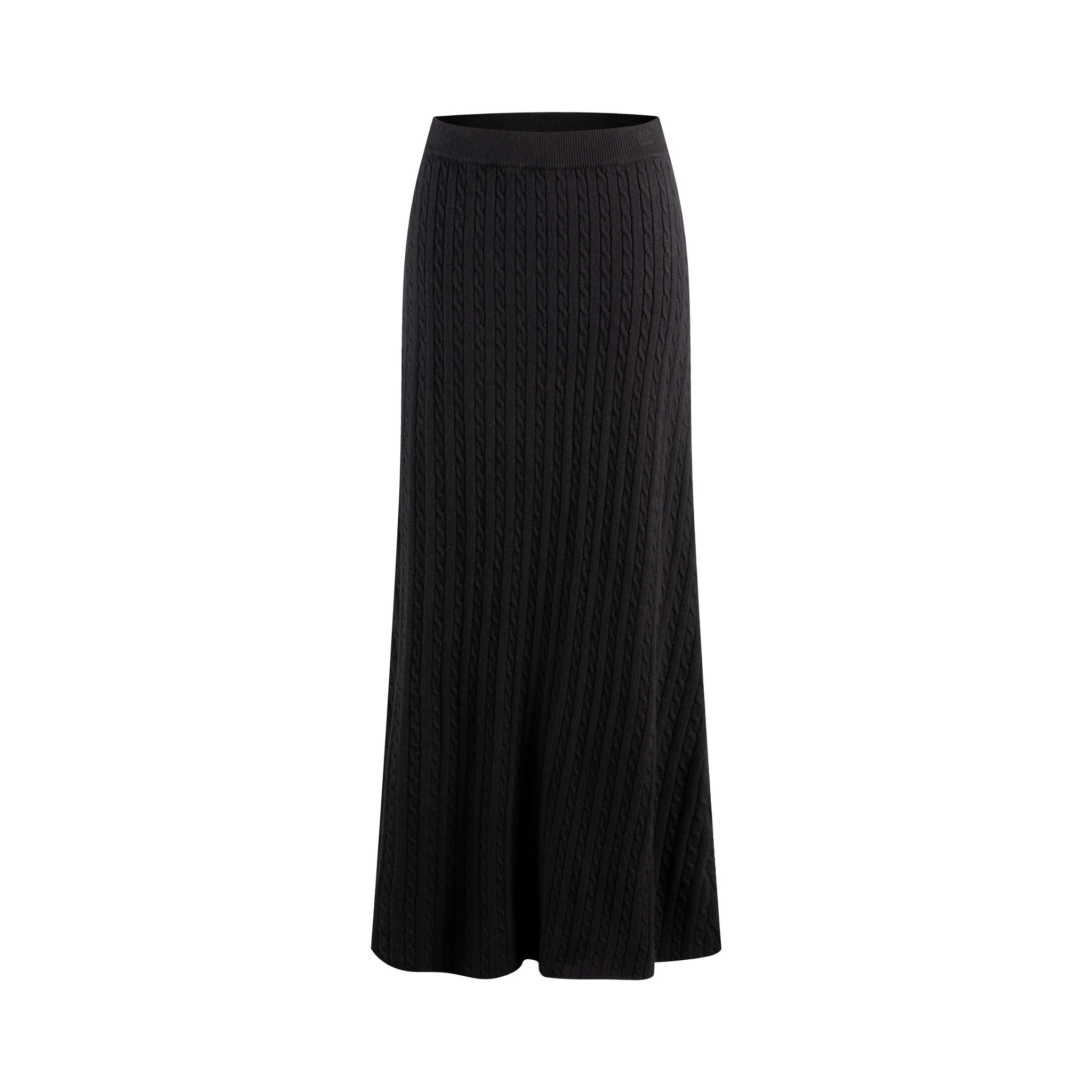 Cable Skirt - Black