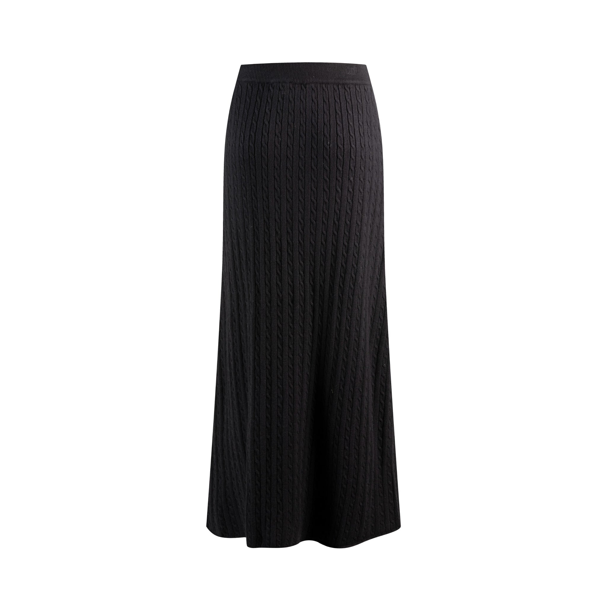 Cable Skirt - Black