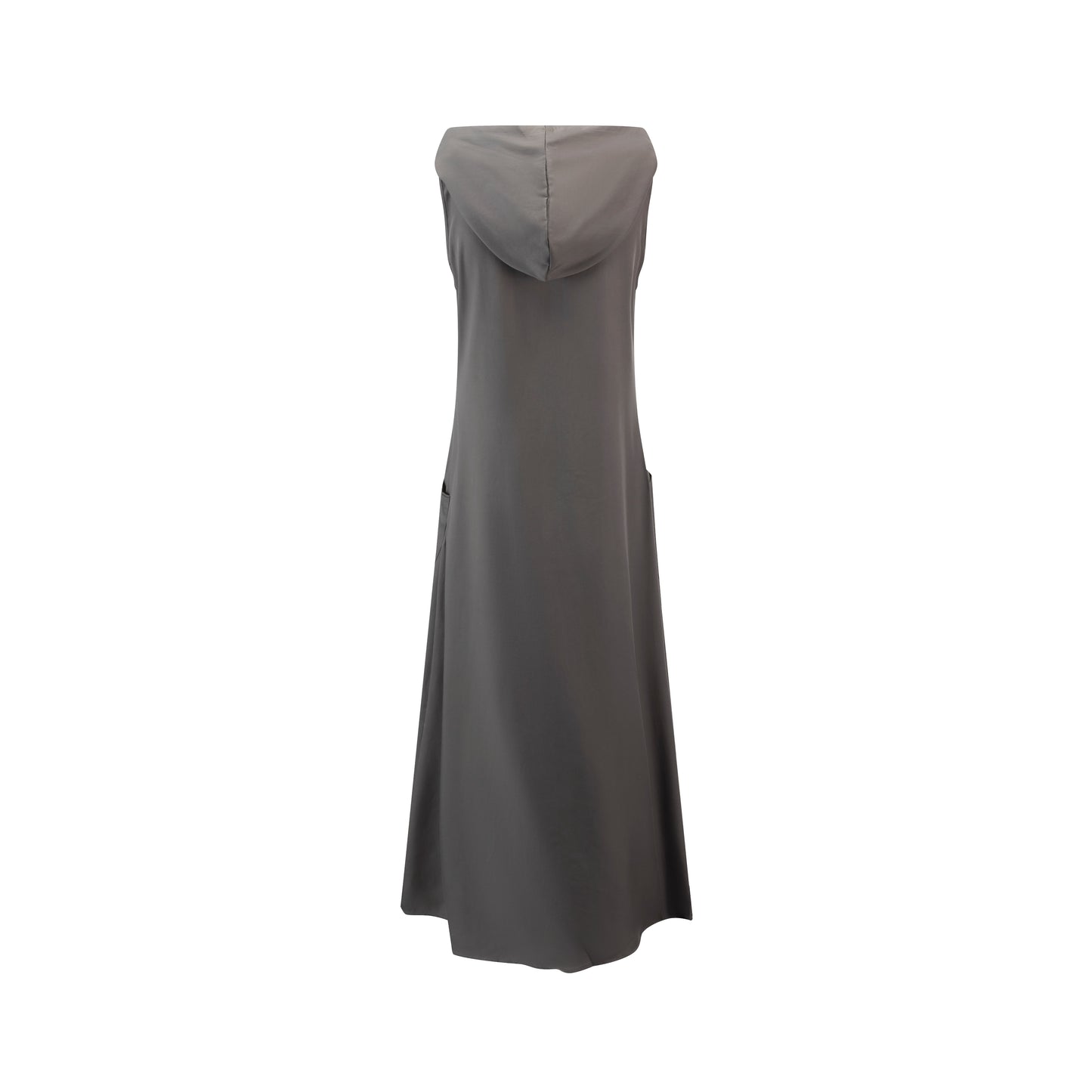 Button Down Jumper with Hood - Slate