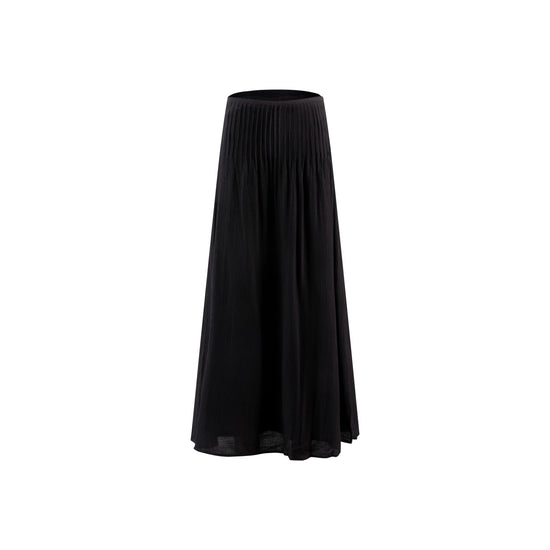 Black Chiffon Skirt