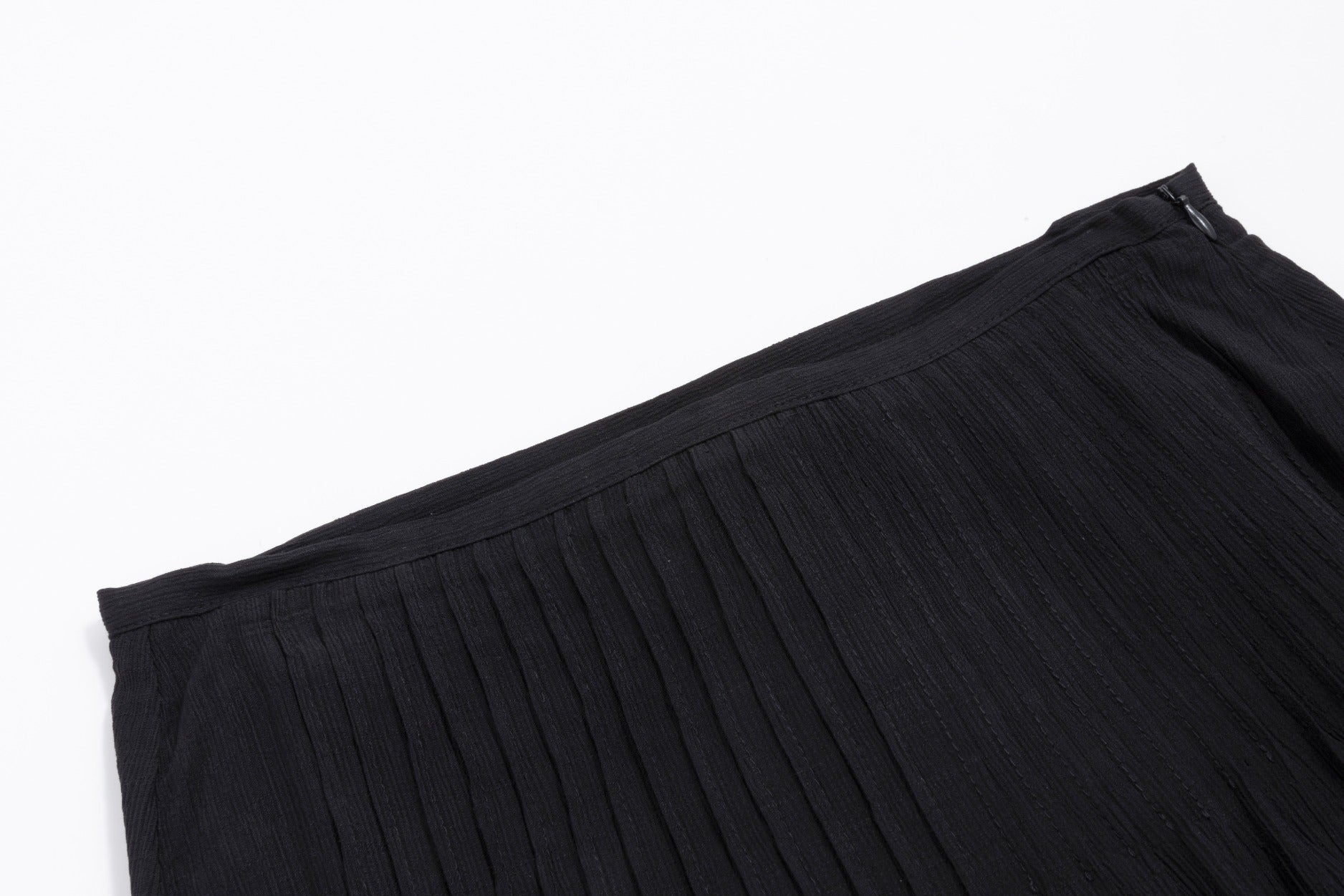 Black Chiffon Skirt
