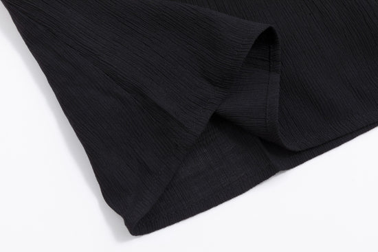 Black Chiffon Skirt