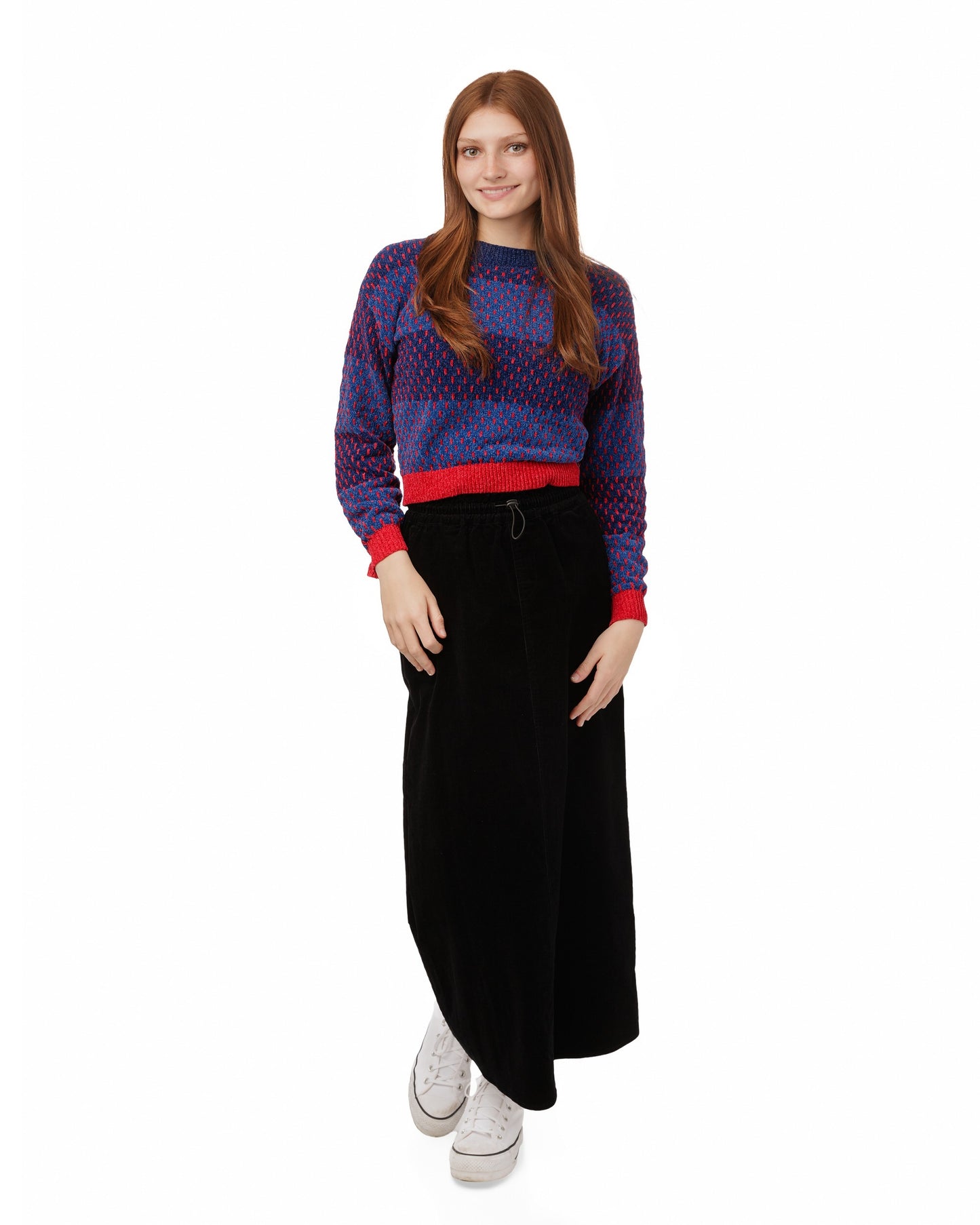 Textured Stripe Sweater - Blue