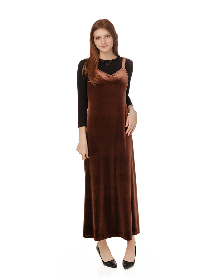 Velvet Jumper - Brown