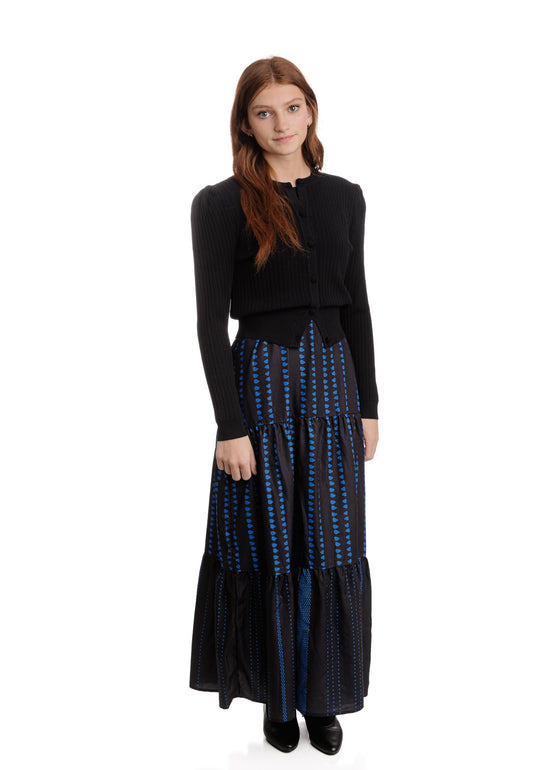 Blue And Black Jumper