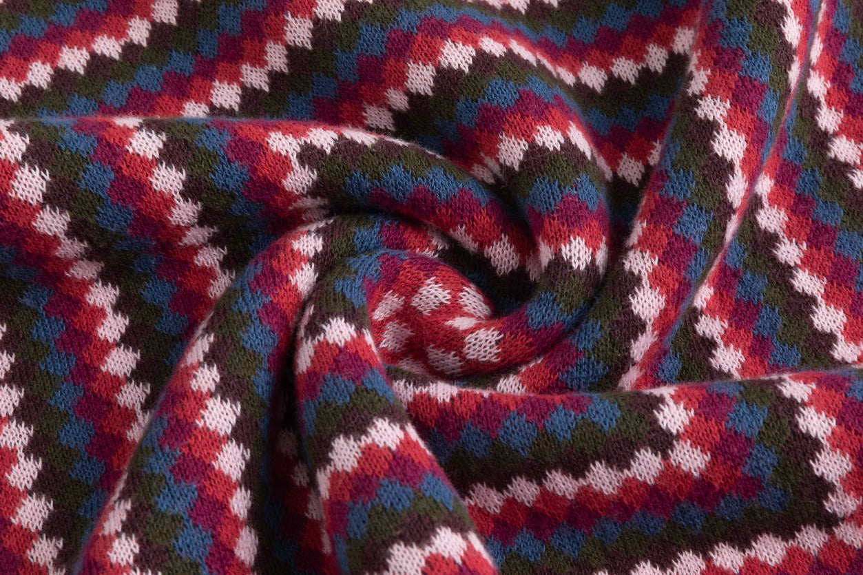 Multi Colored Abstract Printed Sweater