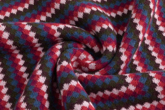 Multi Colored Abstract Printed Sweater