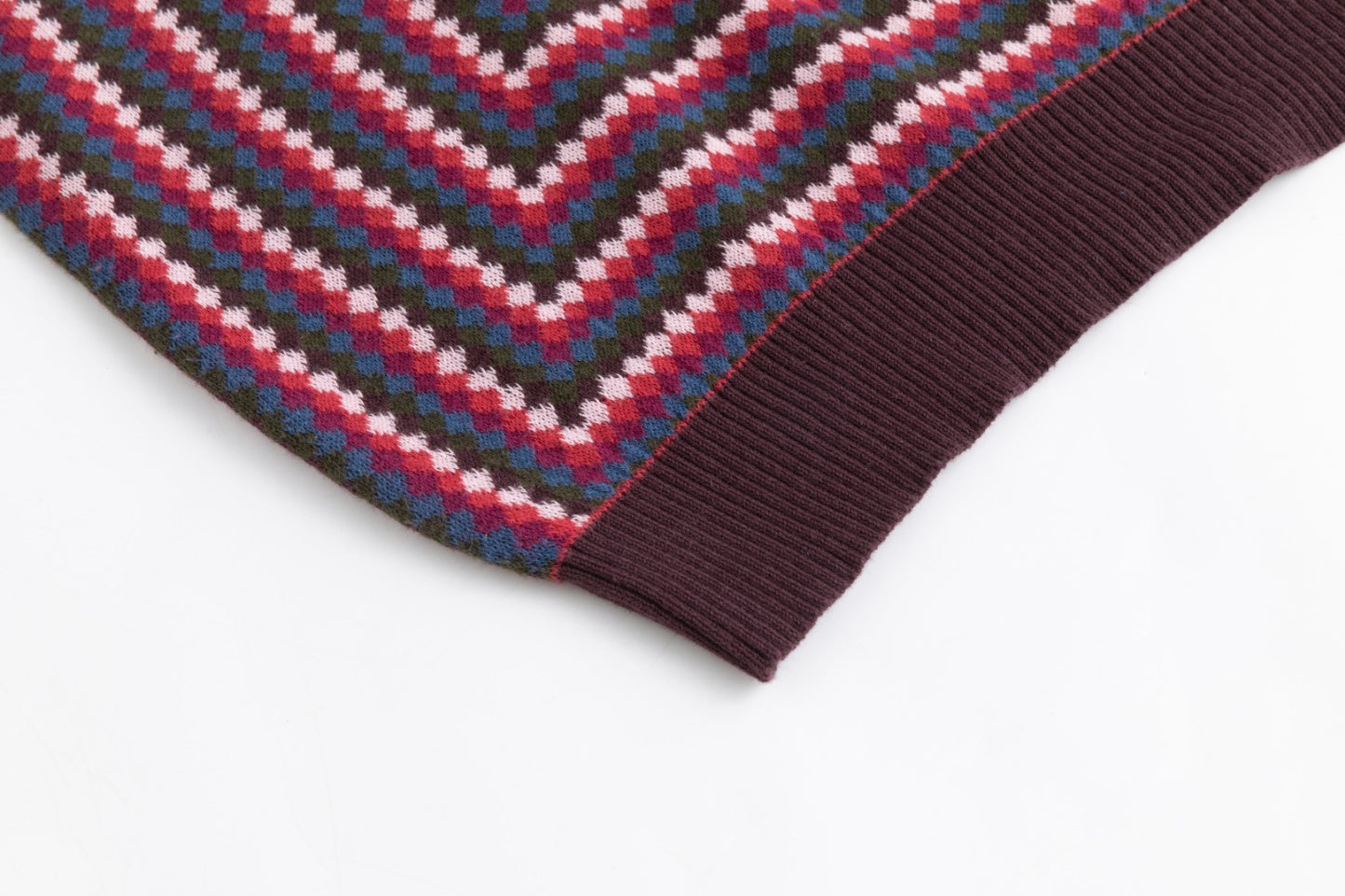 Multi Colored Abstract Printed Sweater