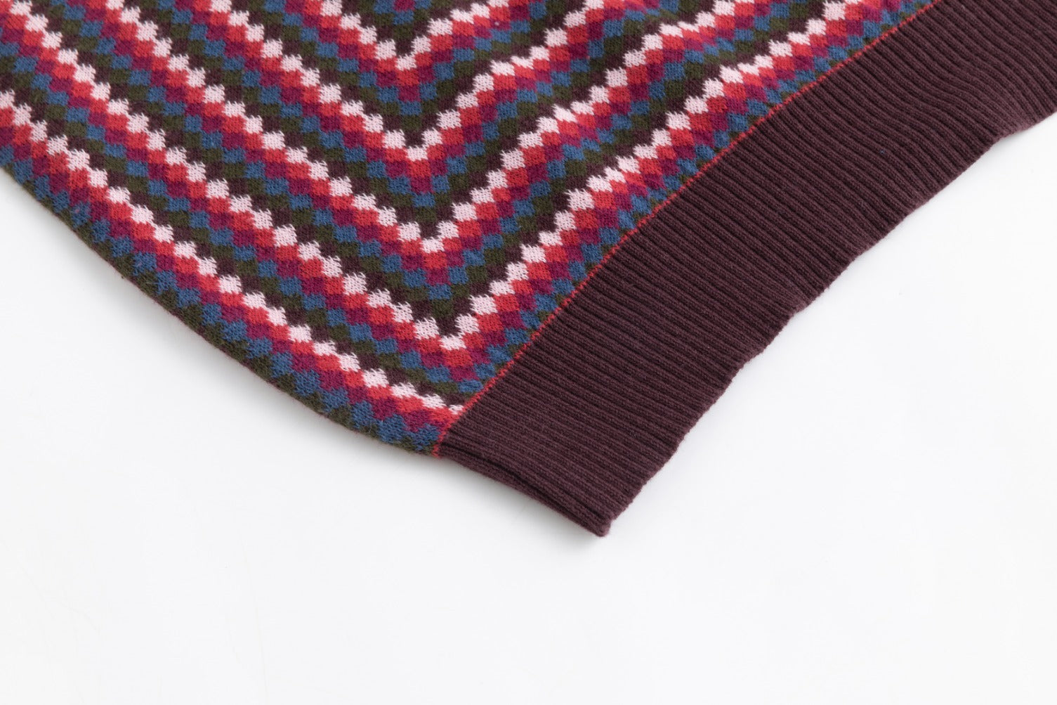 Multi Colored Abstract Printed Sweater
