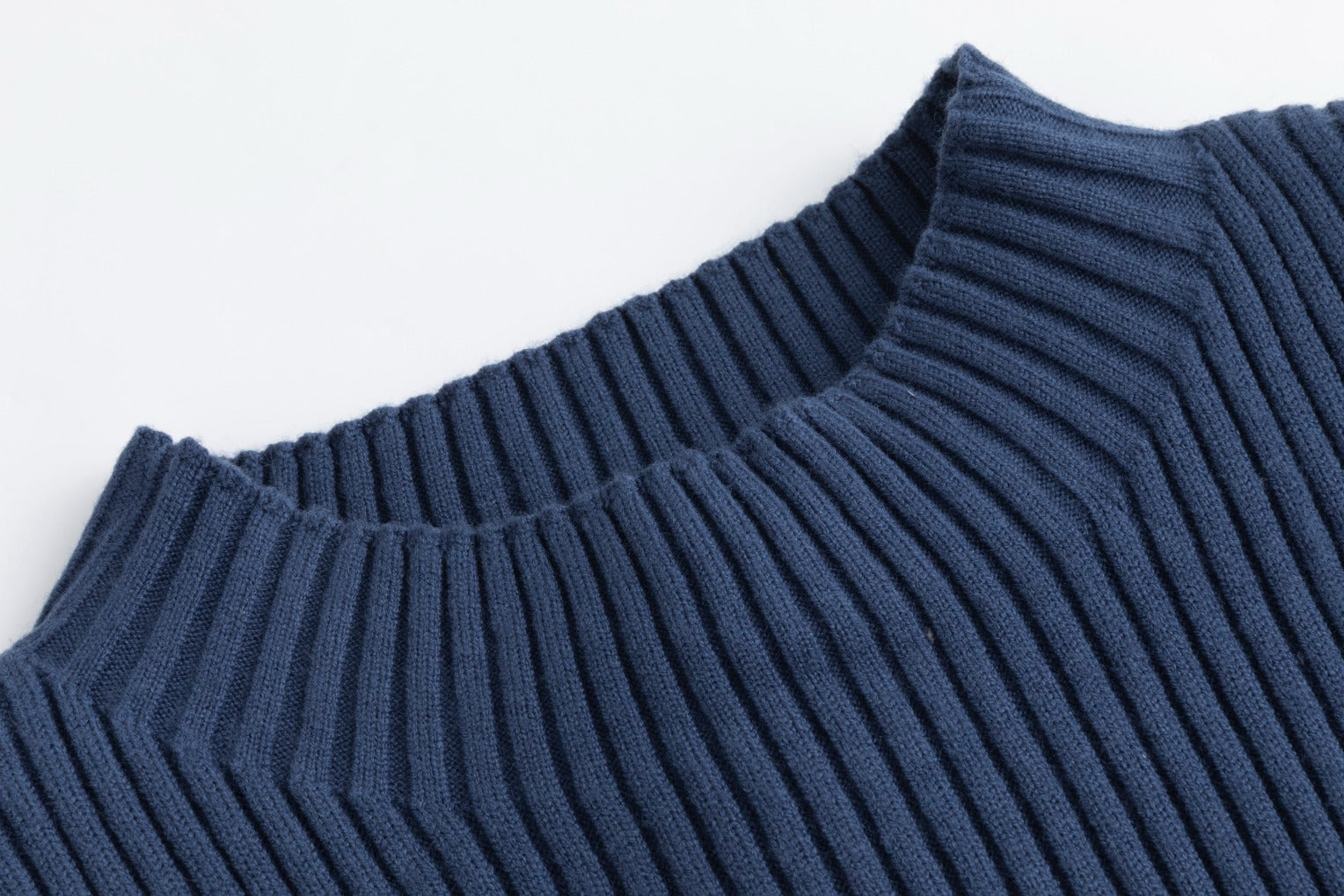 Blue Embroidered Dress With Knit Vest Overlay