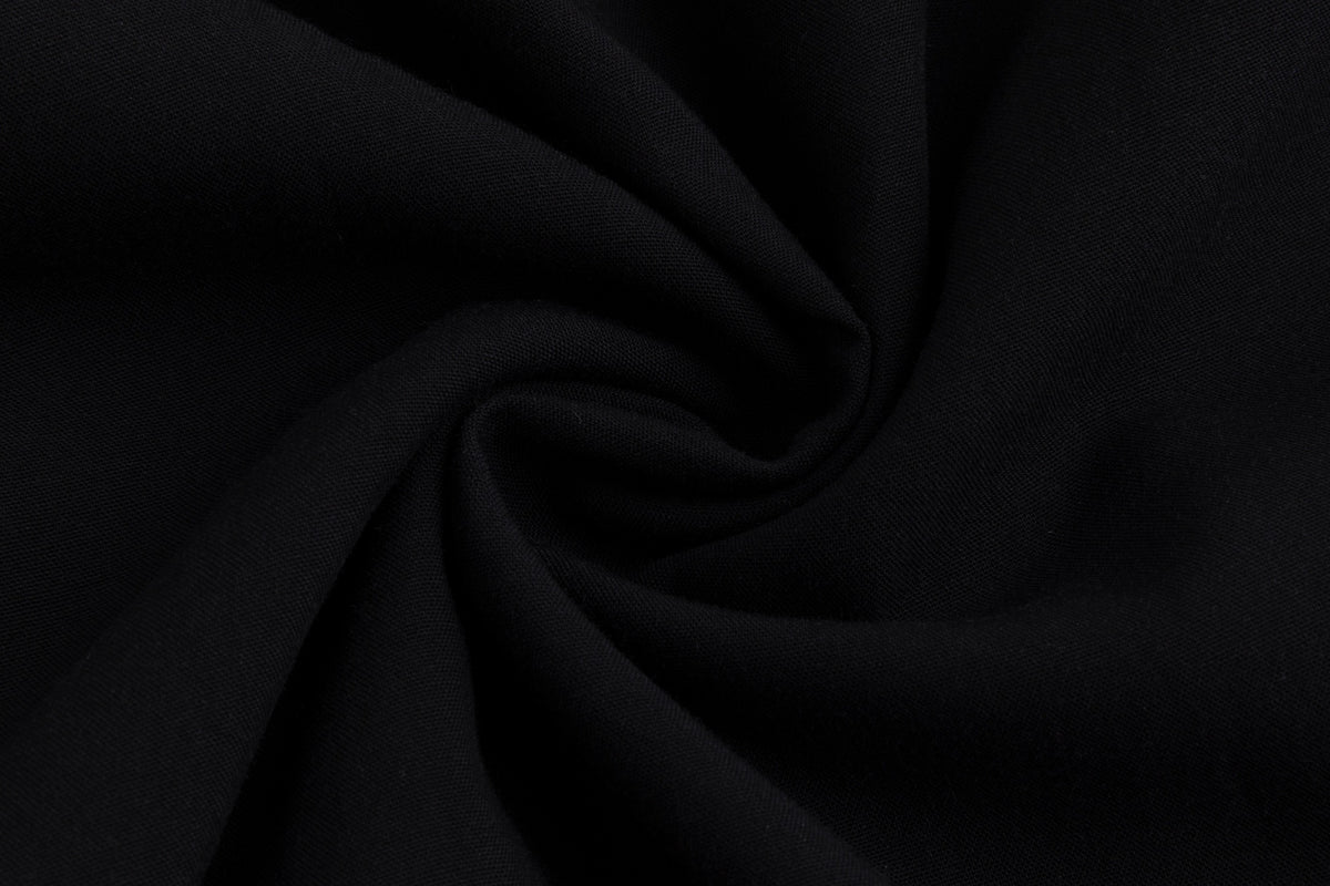 Black Wool Dress With Floral Embroidered Knit Overlay – The Runway Company