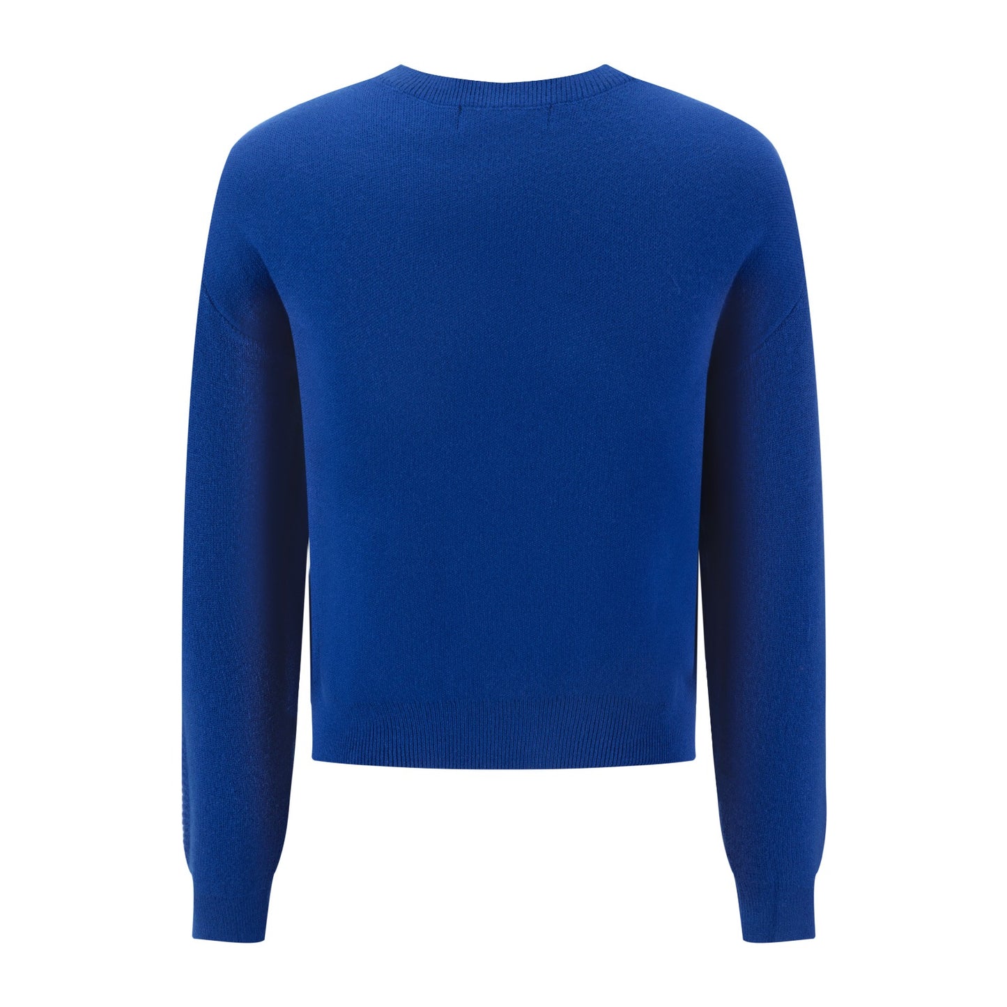 Royal Blue Knit Sweater With W Patch