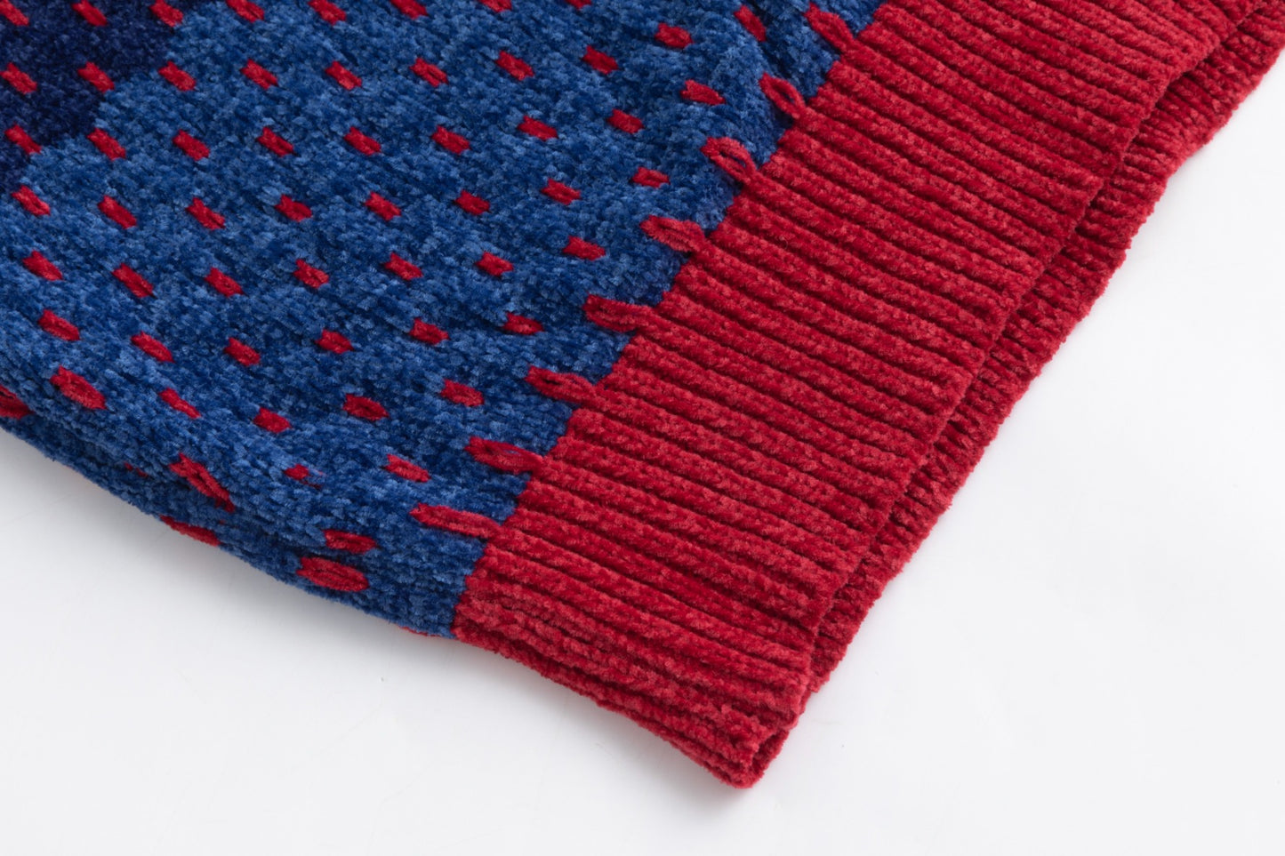 Textured Stripe Sweater - Blue