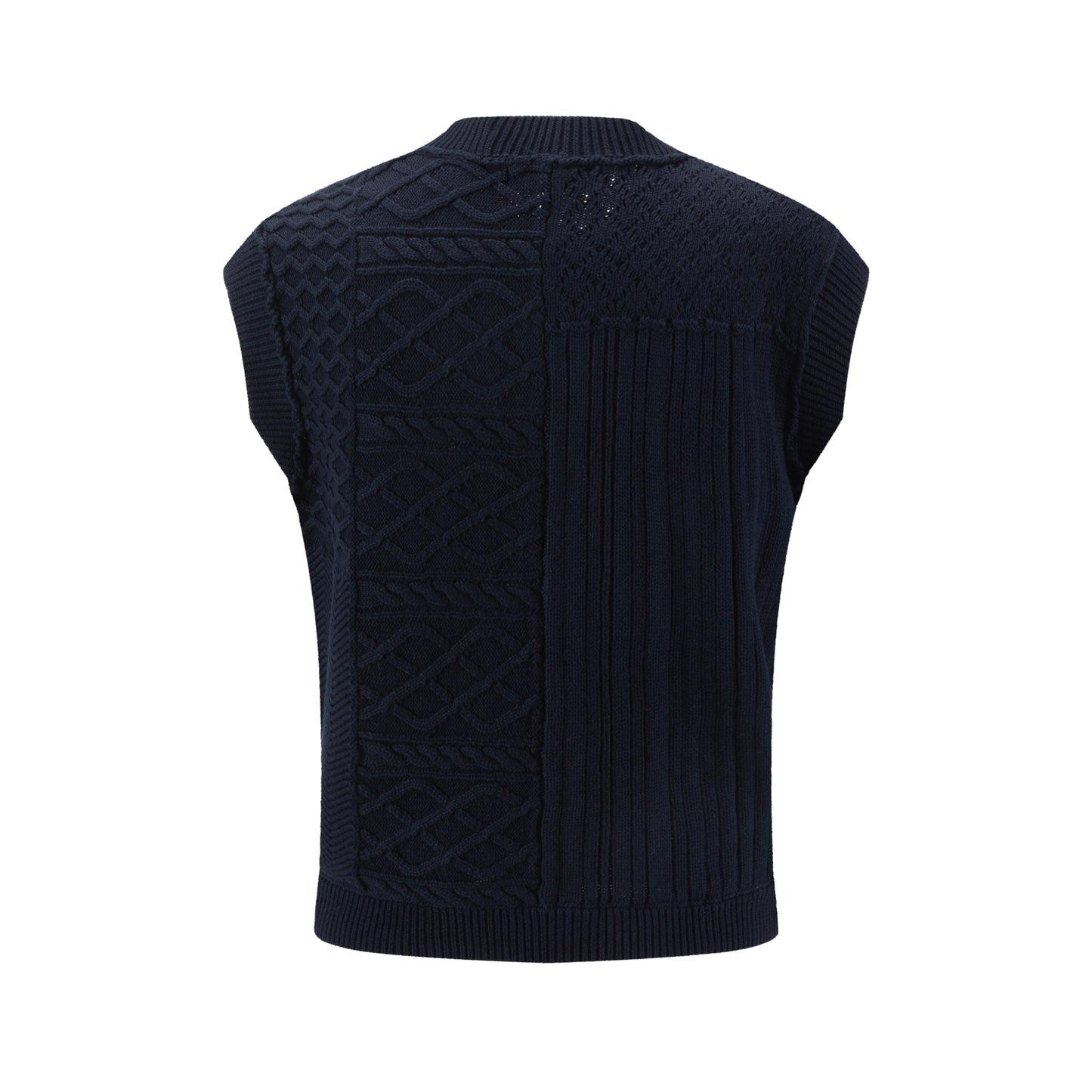 Knitted Vest - Navy