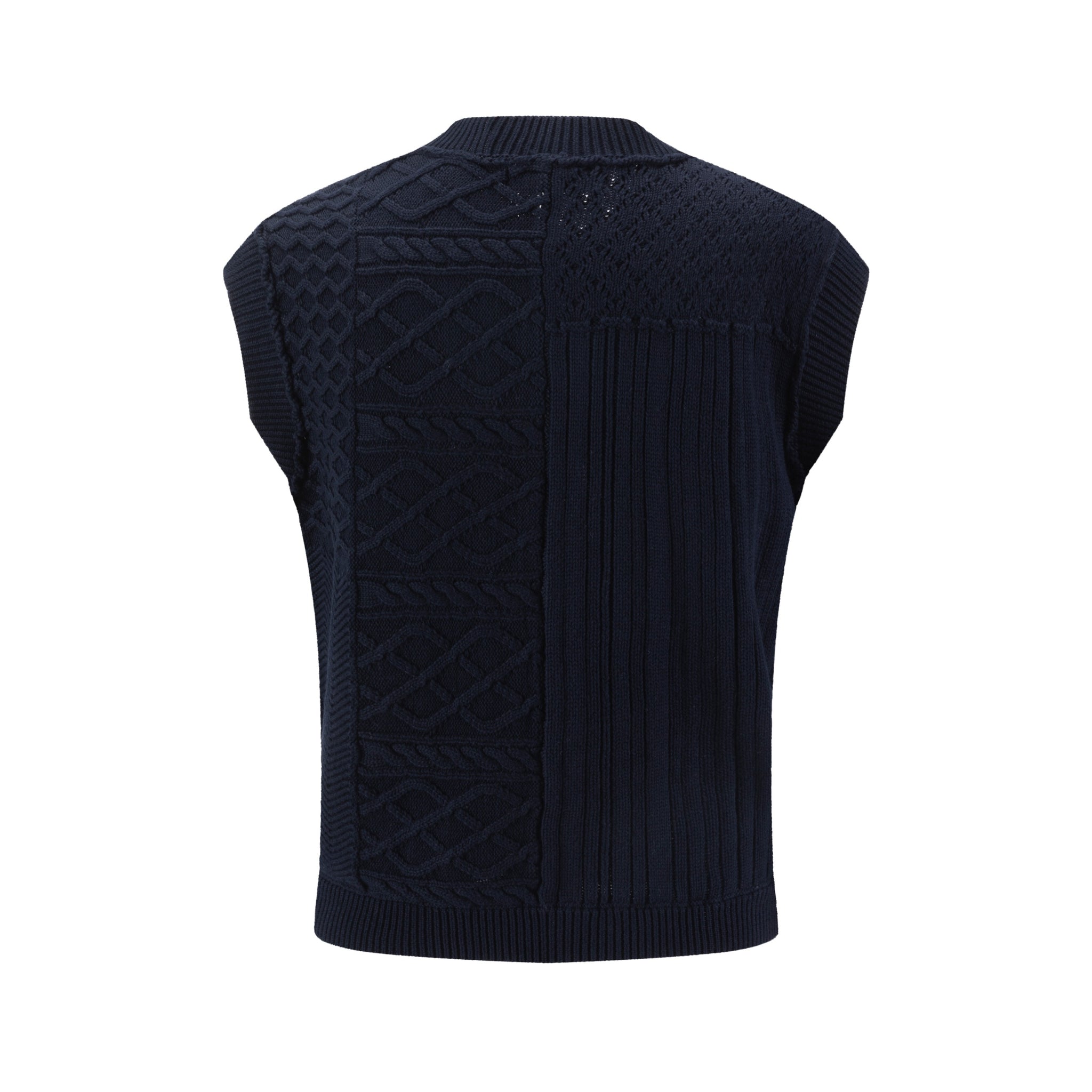 Knitted Vest - Navy