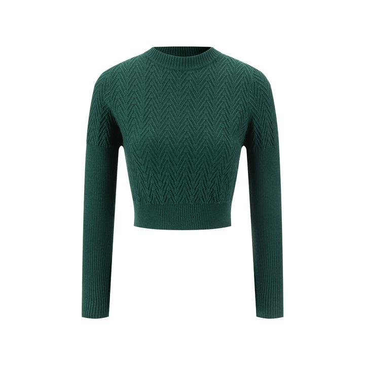 Hunter Green Knit Sweater