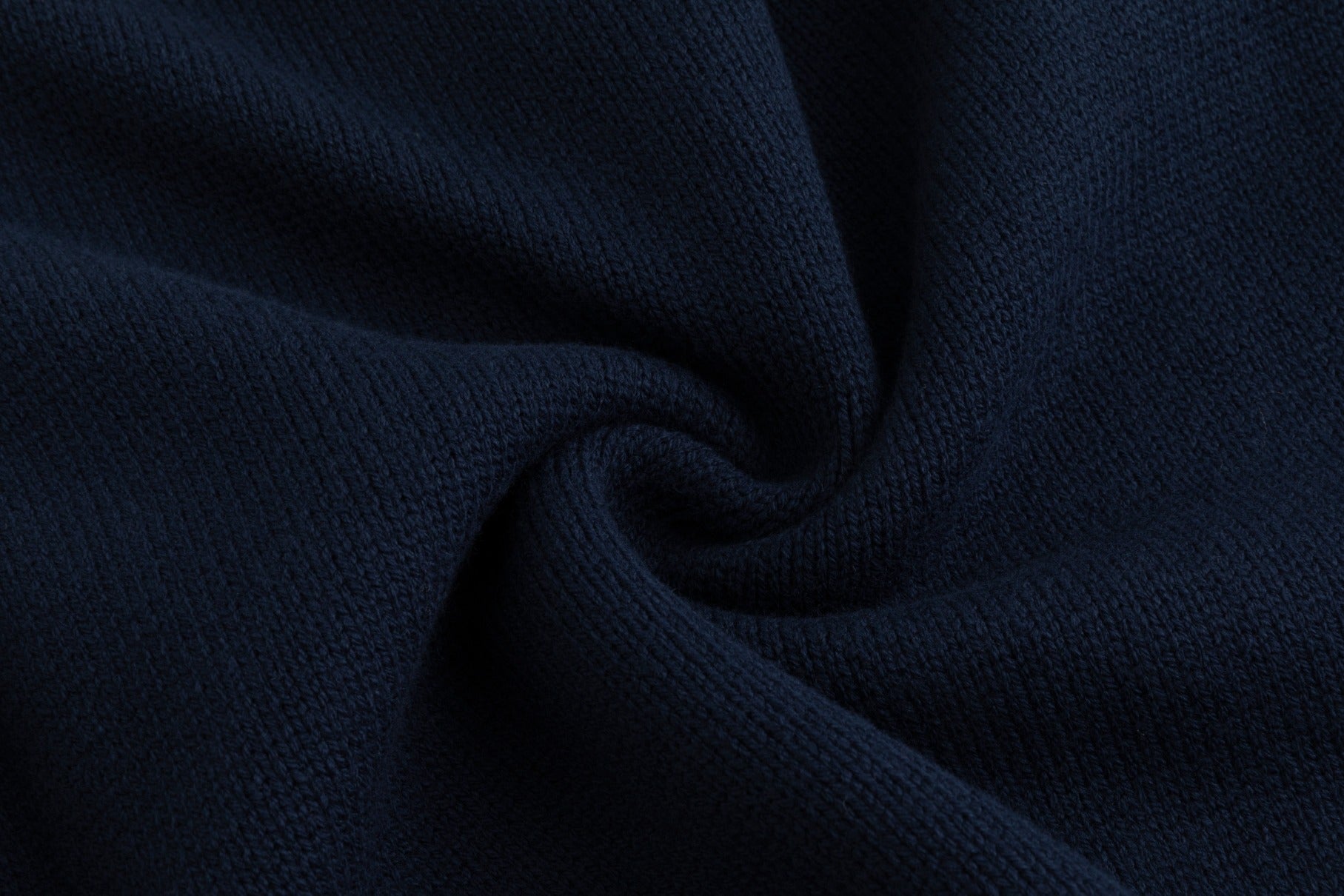 Knit Center Velvet Sleeves Top - Blue