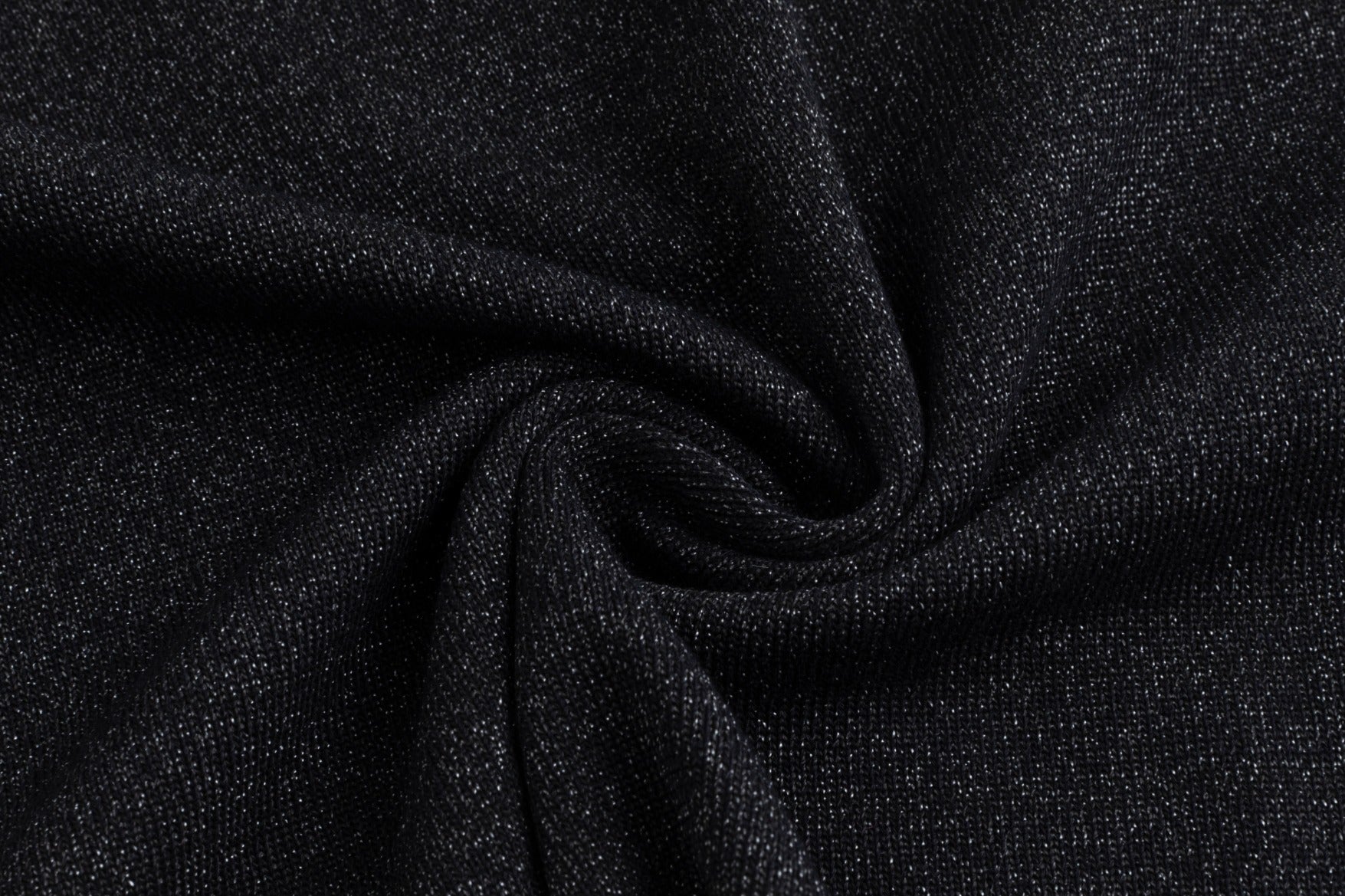 Metallic Silver Knit Turtleneck