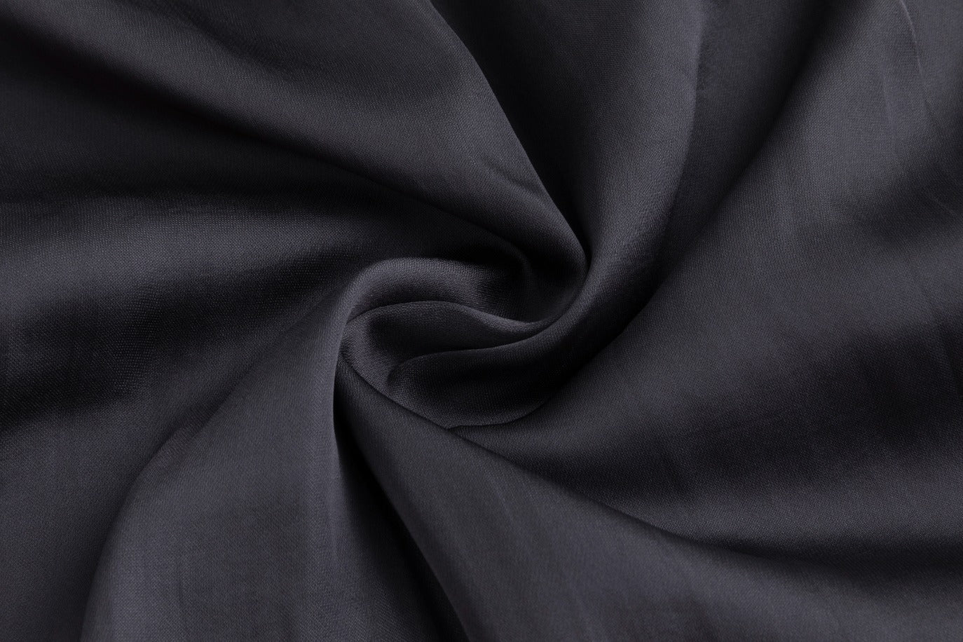 Satin Dress With Knit Floral Overlay - Grey