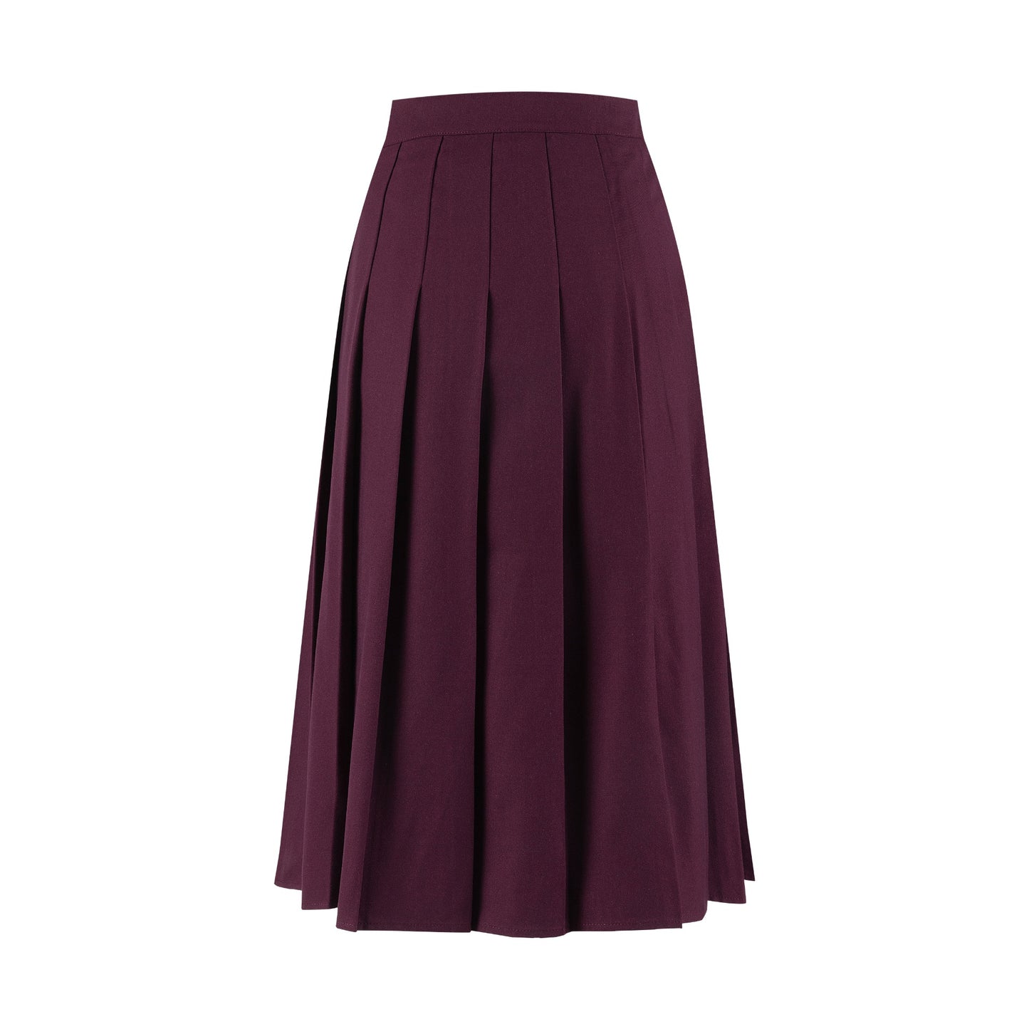 Purple Pleated Skirt