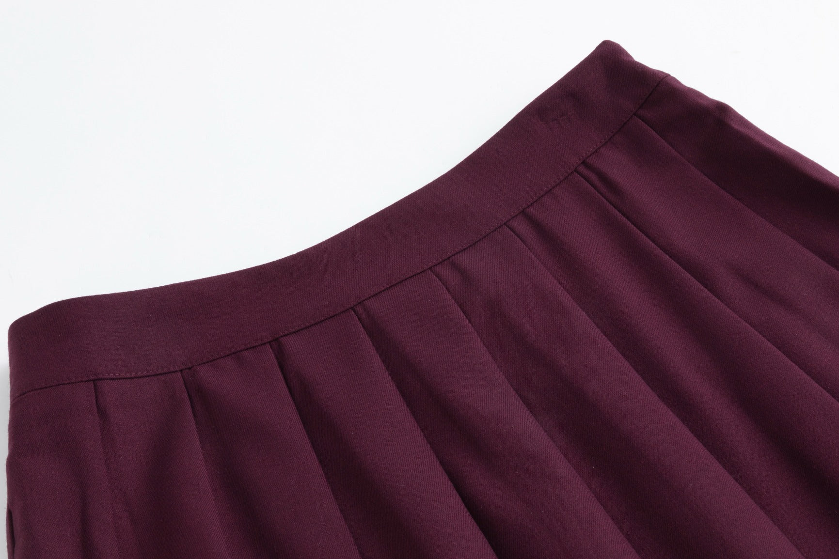 Purple Pleated Skirt