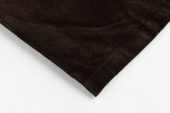 Corduroy Skirt With Drawstring - Brown