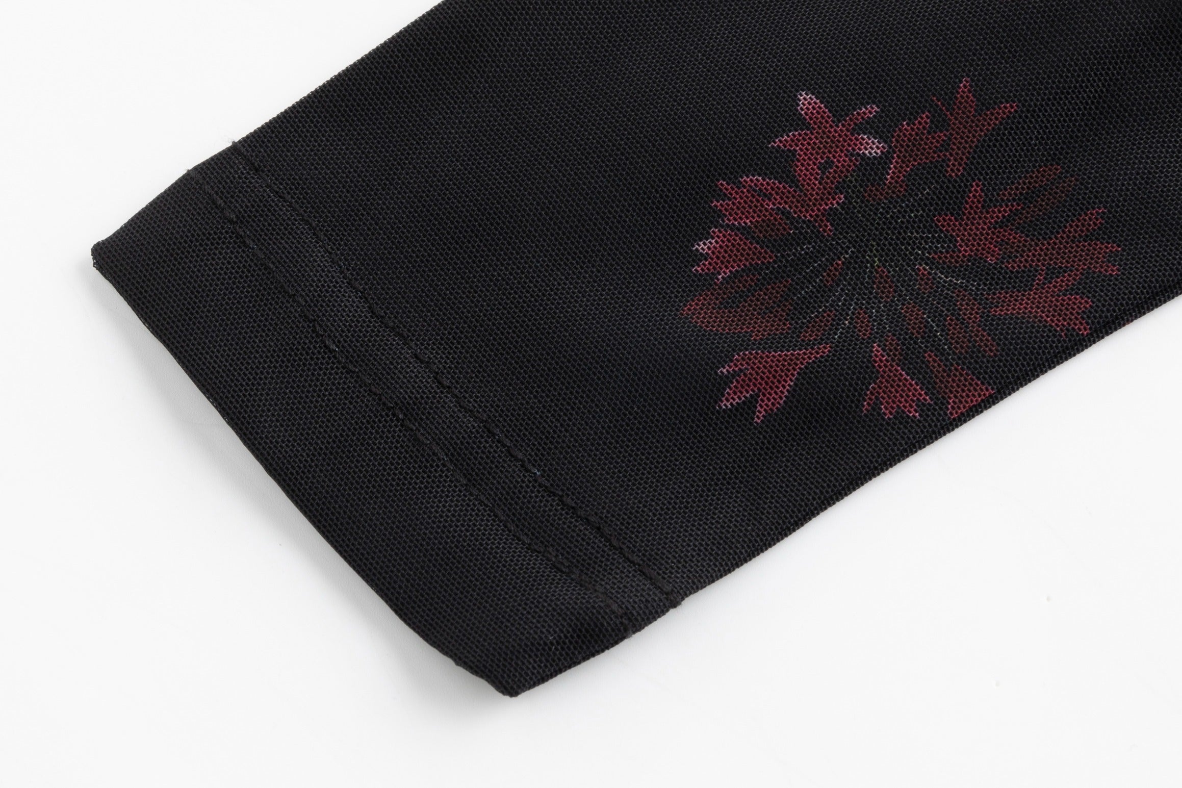 Floral Printed Mesh Pleated Dress