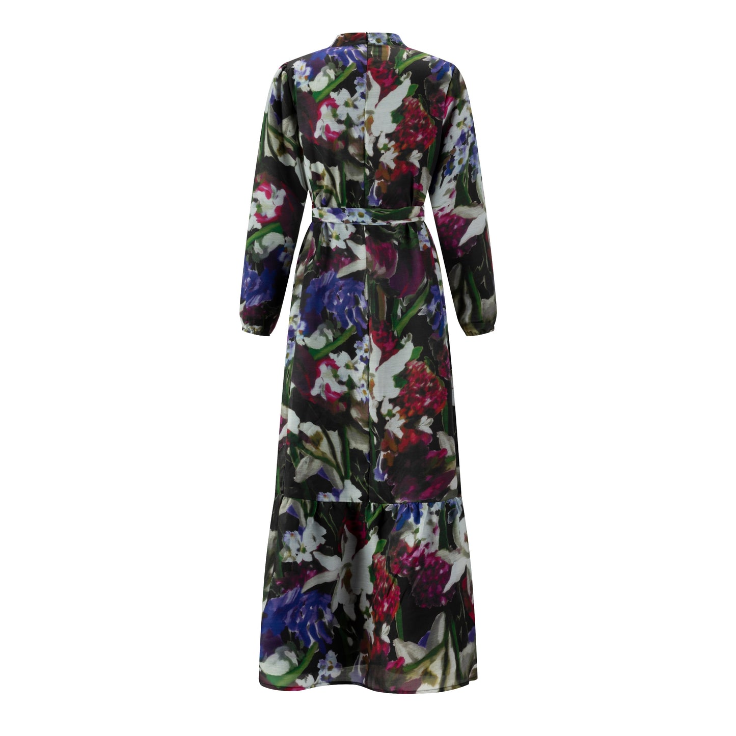Black Multicolored Floral Dress