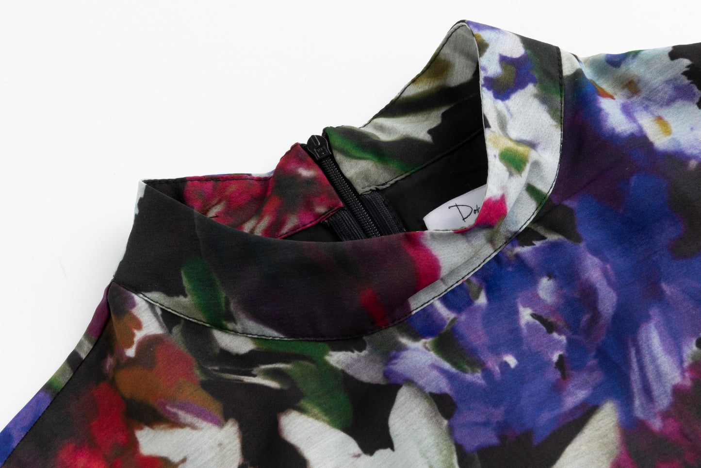 Black Multicolored Floral Dress