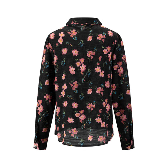 Pink Floral Blouse