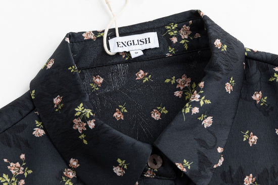 Pink And Green Floral Jumper With Blouse Overlay