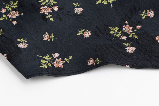 Pink And Green Floral Jumper With Blouse Overlay