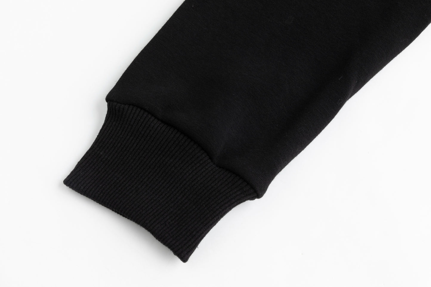 Hoodie With Colorful Strings - Black
