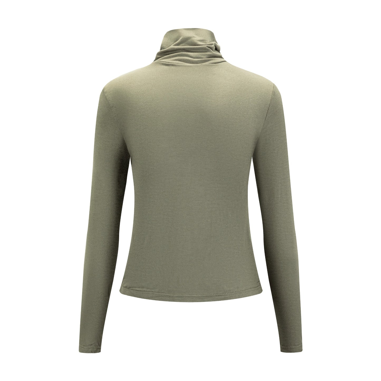 Flat Mock Neck - Sage Green
