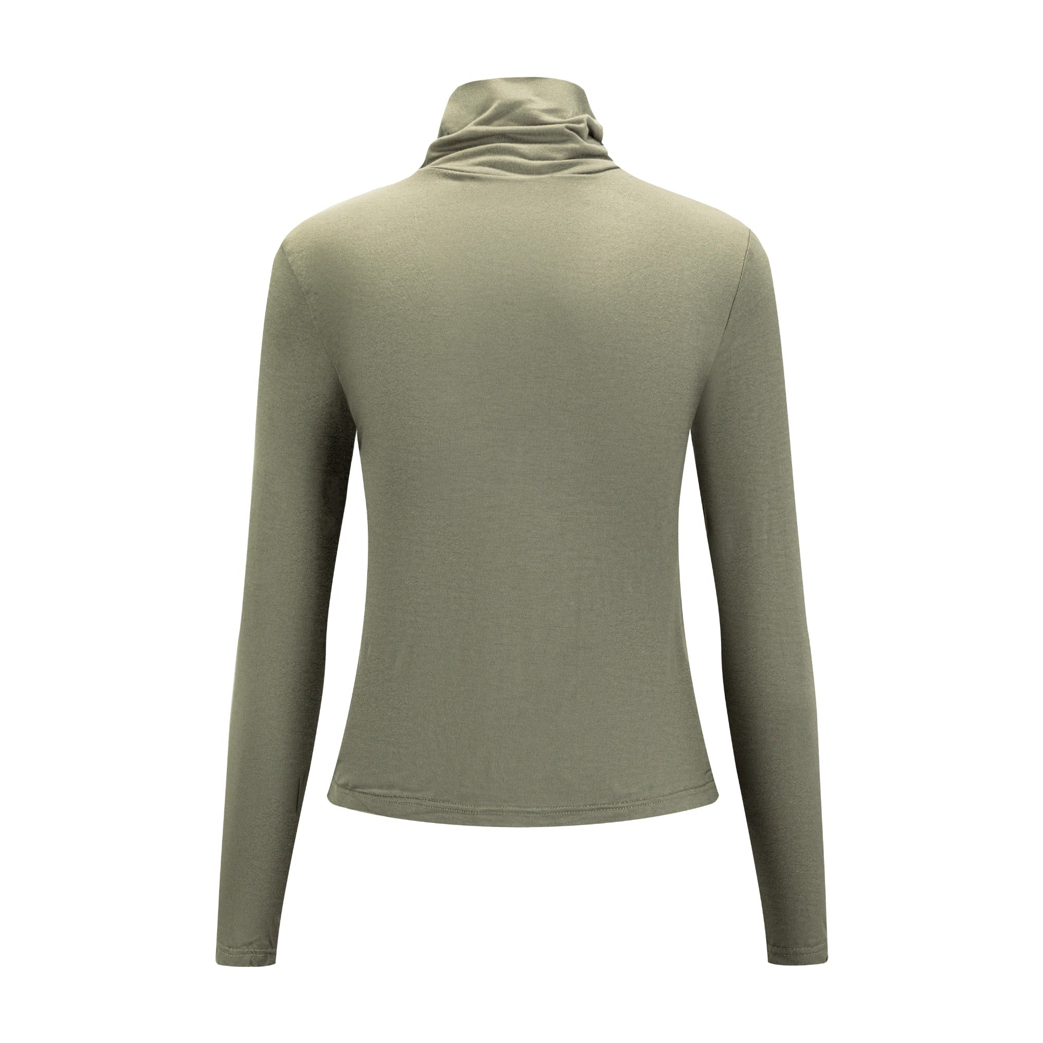 Flat Mock Neck - Sage Green