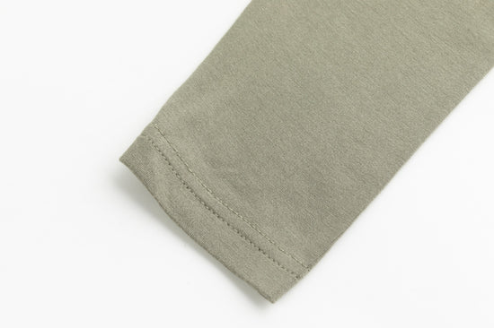 Flat Mock Neck - Sage Green