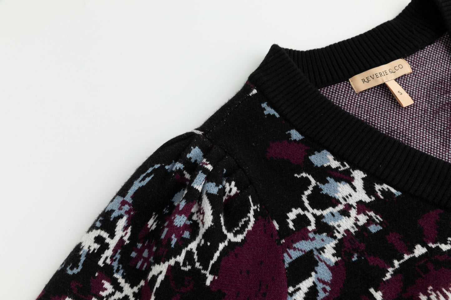 Floral Cardigan - Black