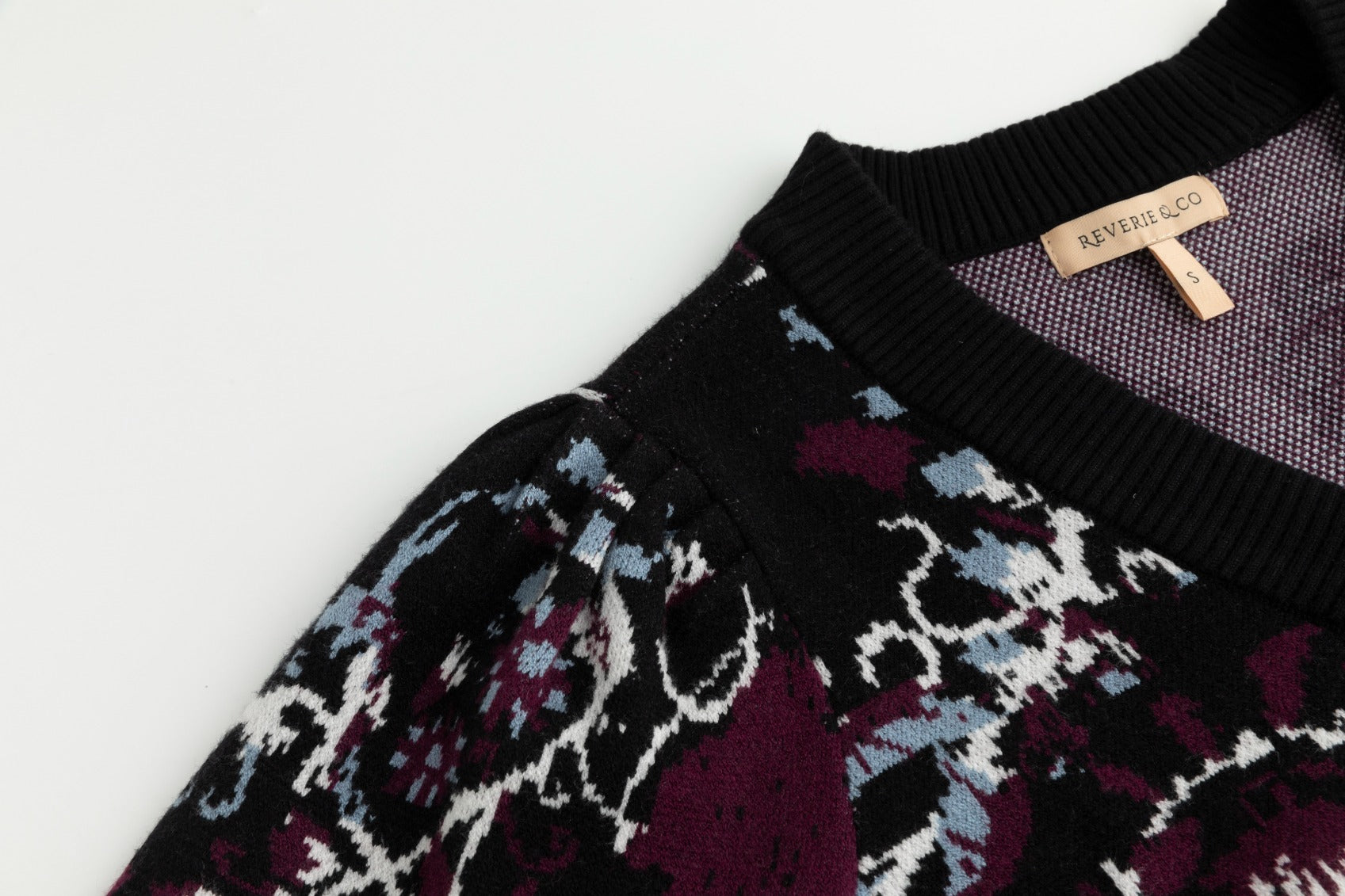 Floral Cardigan - Black