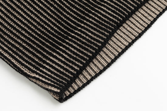 Knit Sweater - Tan/Black