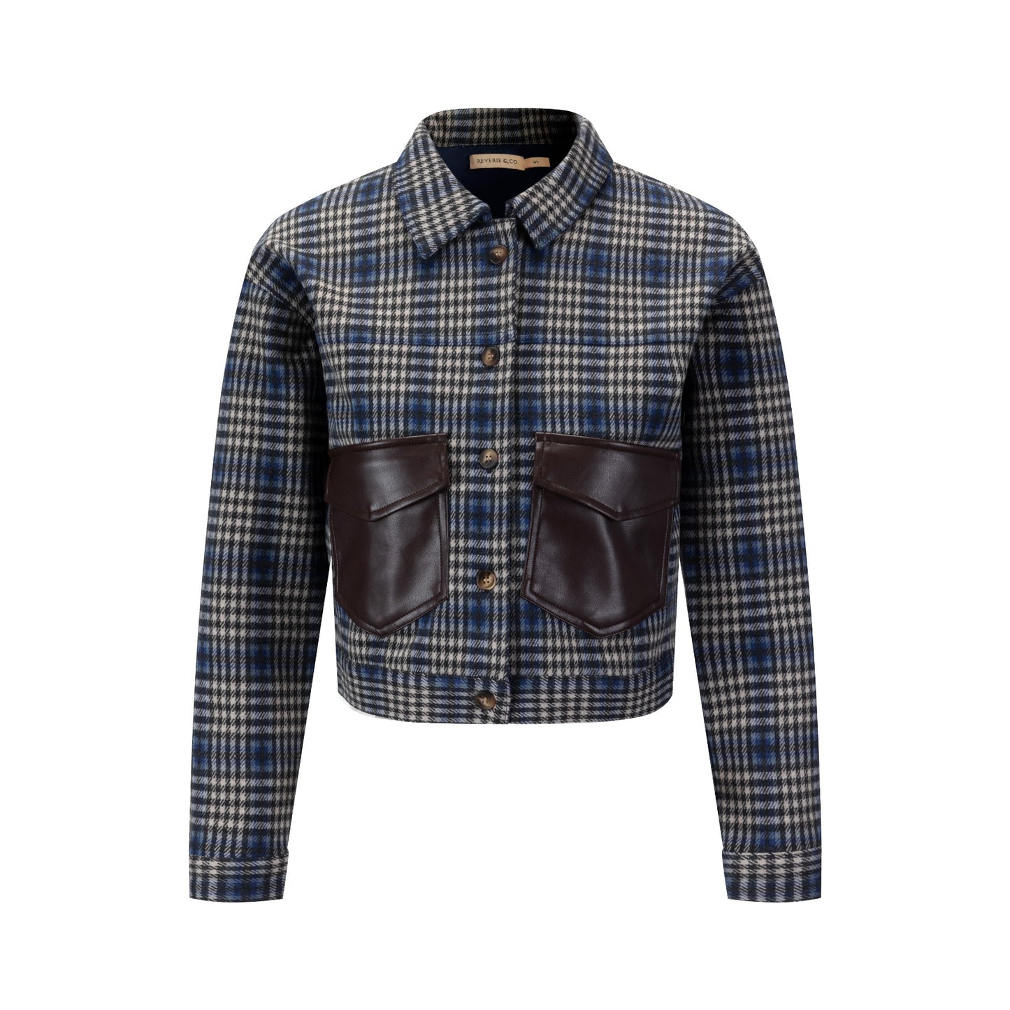 Plaid Jacket - Brown Pocket