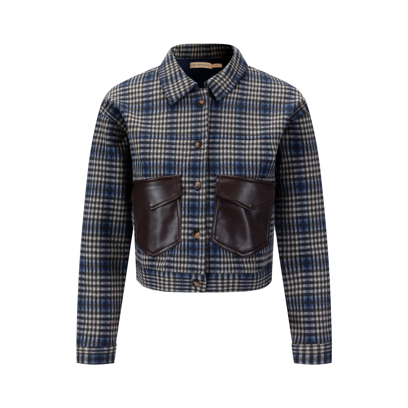 Plaid Jacket - Brown Pocket