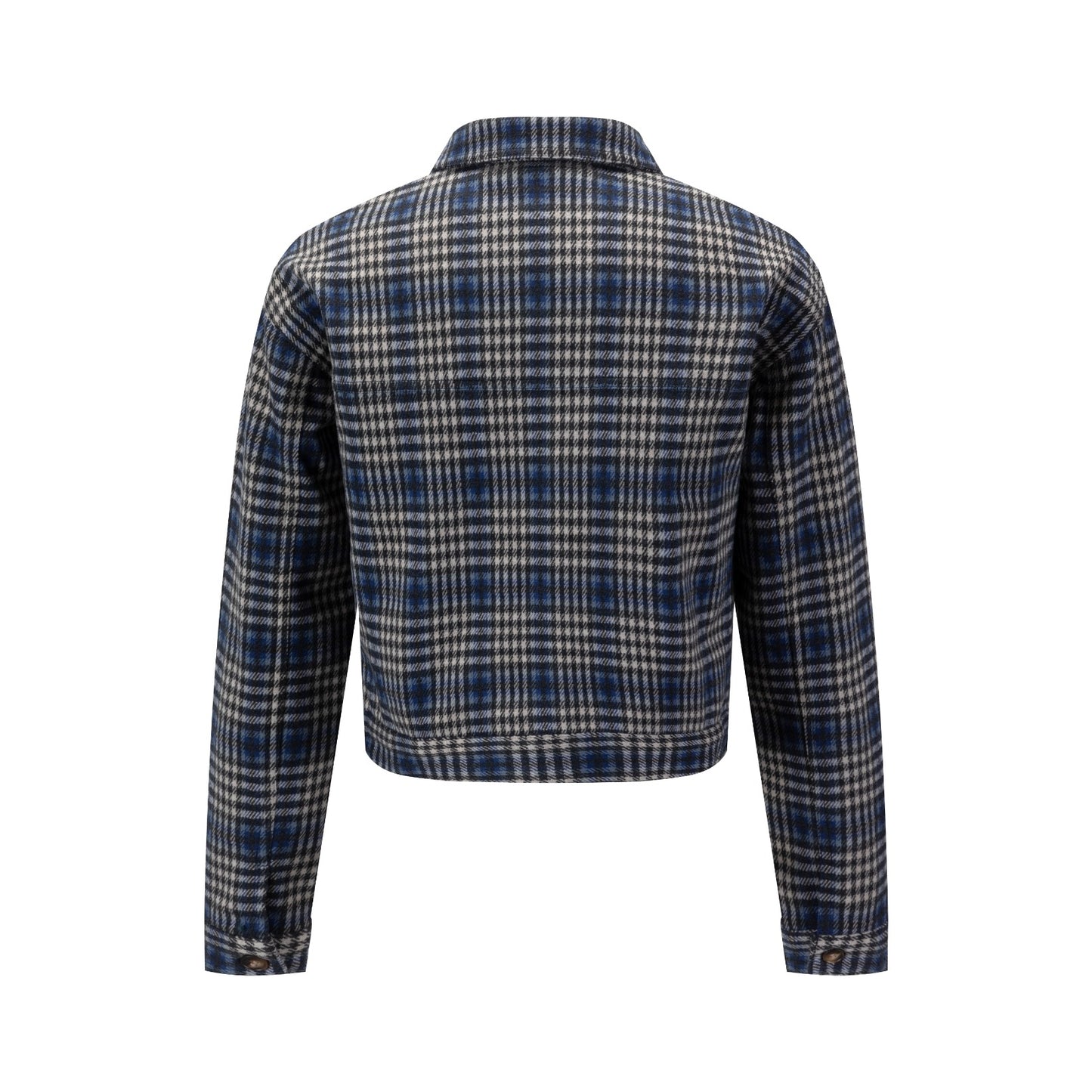 Plaid Jacket - Brown Pocket