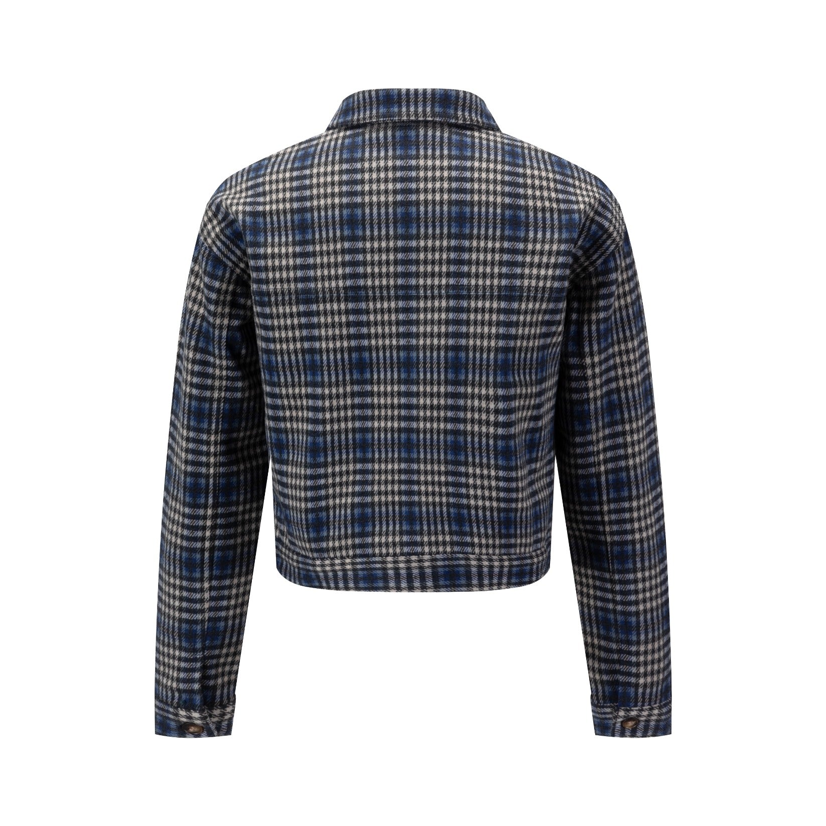 Plaid Jacket - Brown Pocket