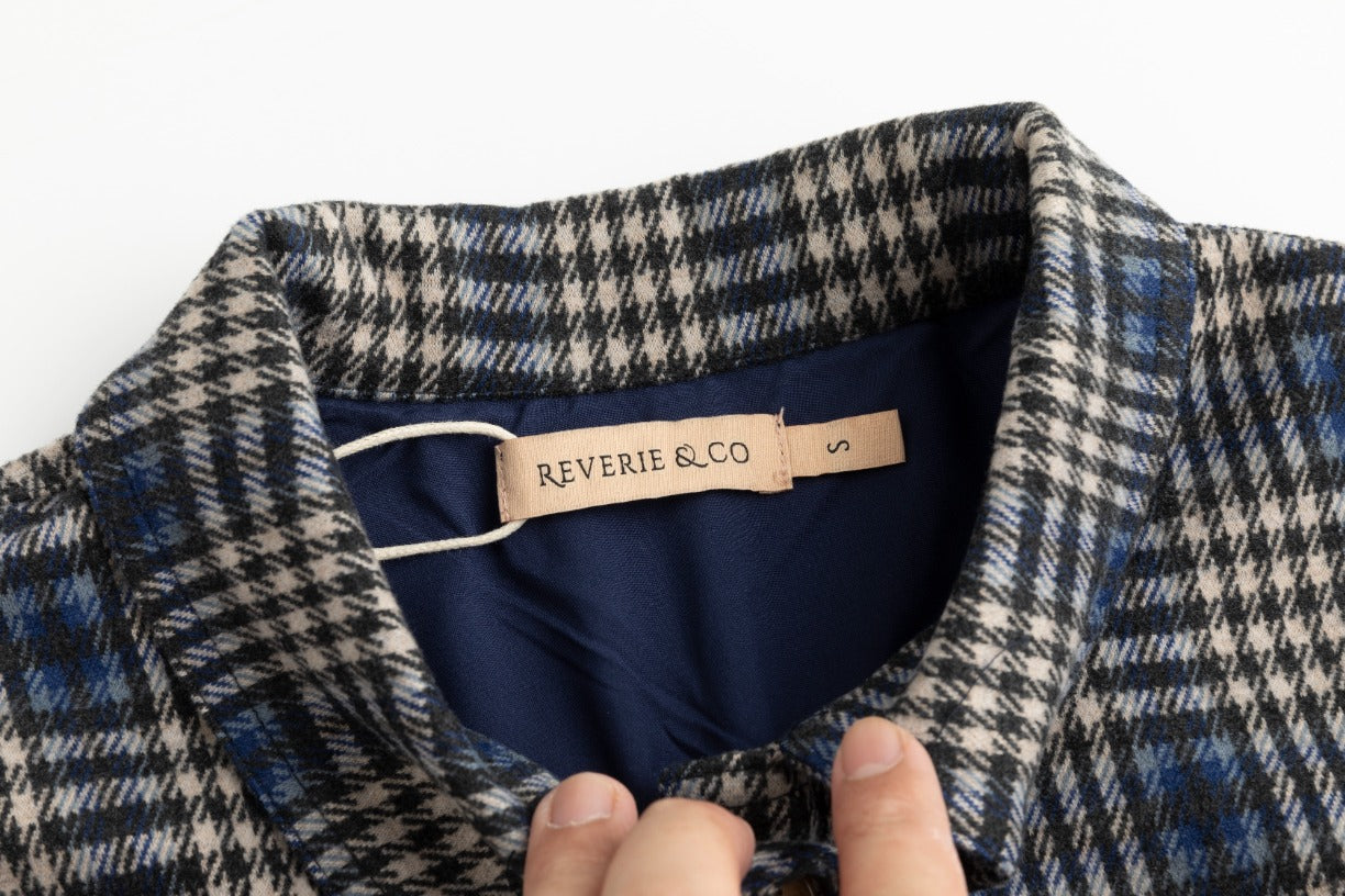 Plaid Jacket - Brown Pocket
