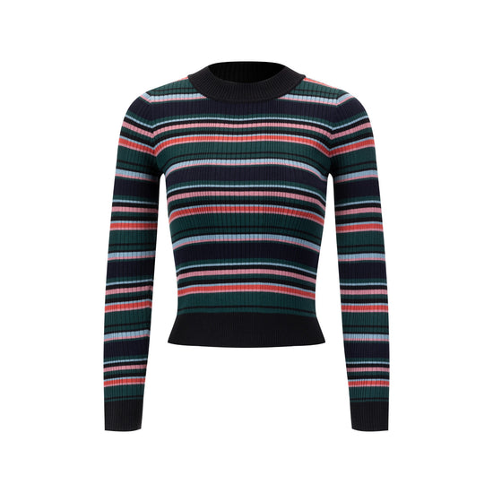Multicolored Striped Sweater