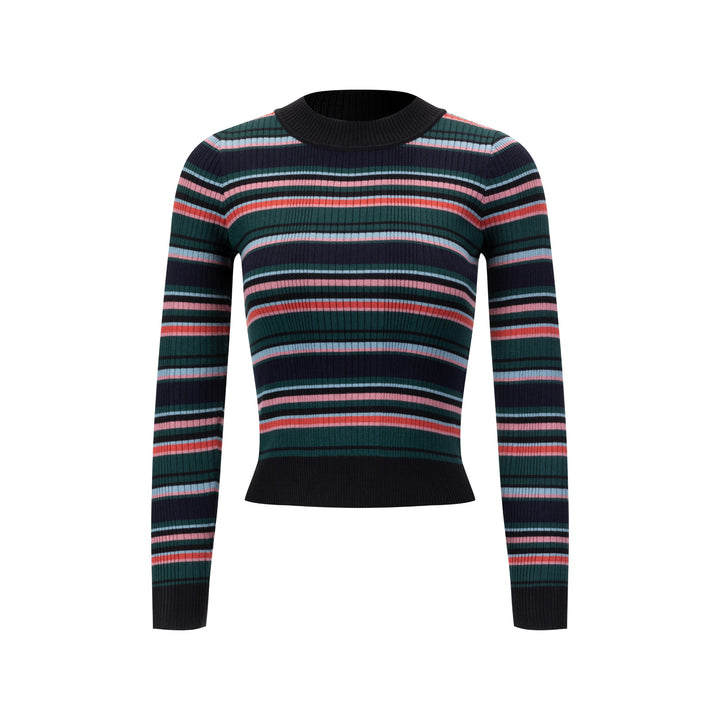 Multicolored Striped Sweater
