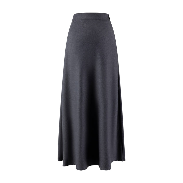 Wool Skirt - Heather Grey