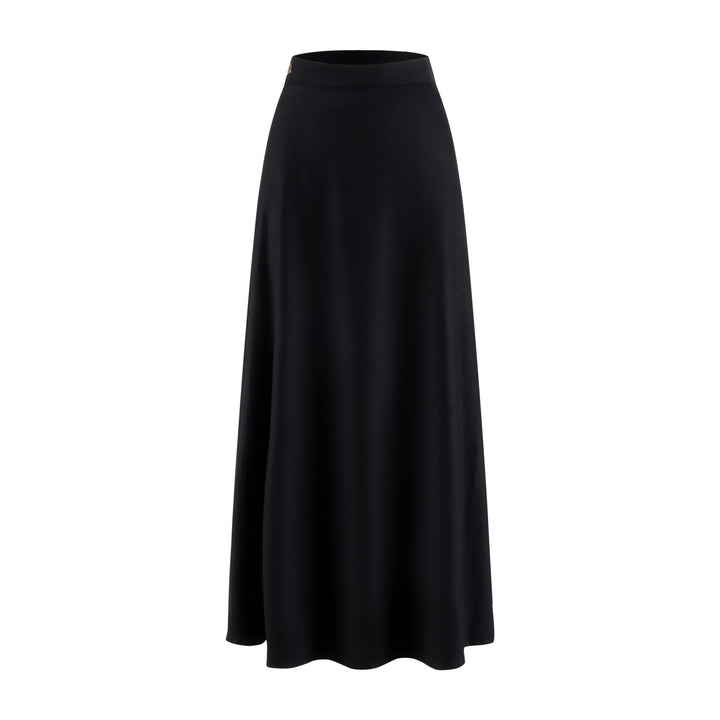 Wool Skirt - Black