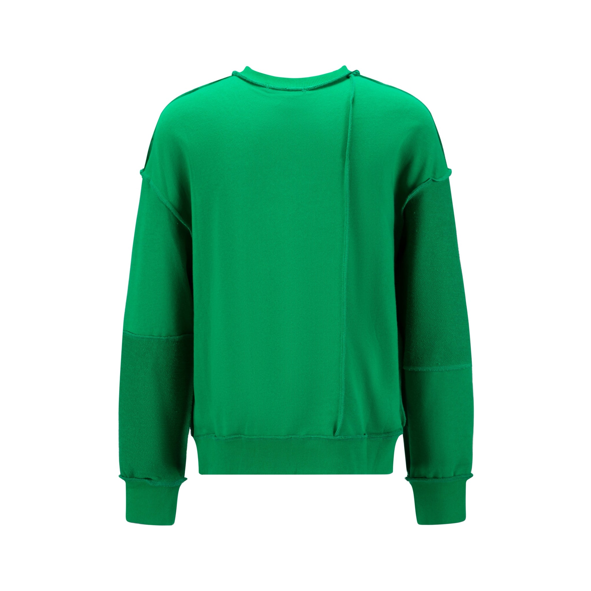 Raw Edged Sweater - Kelly Green